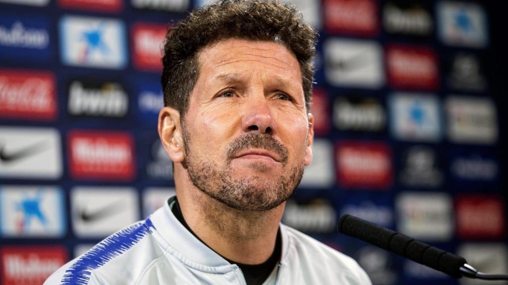 Simeone, en rueda de prensa