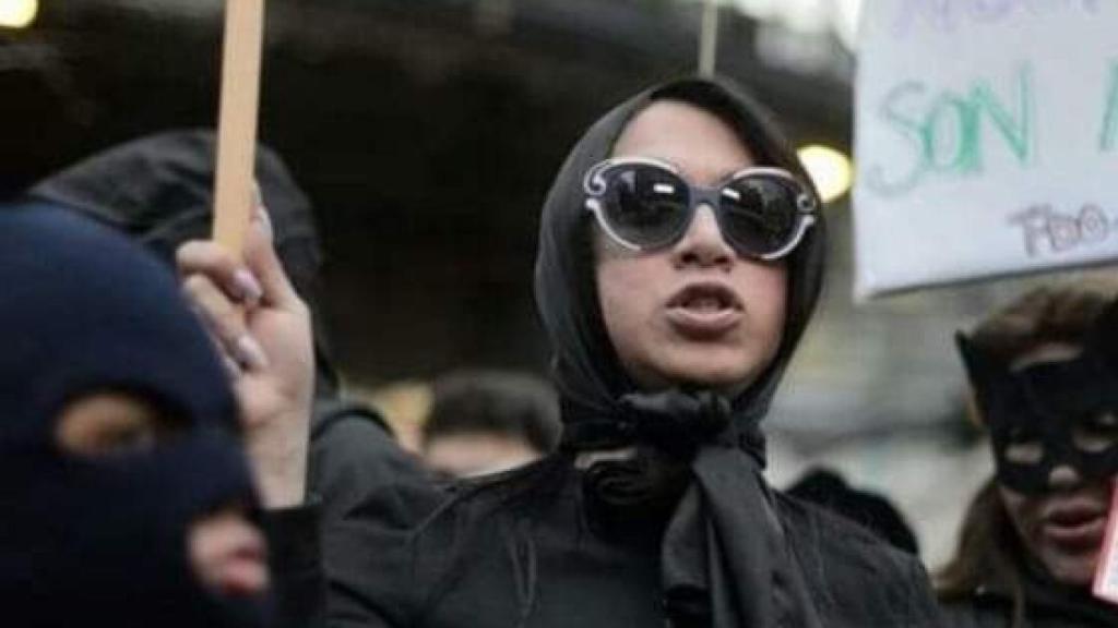 Beyoncé en una de las manifestaciones por los derechos laborales