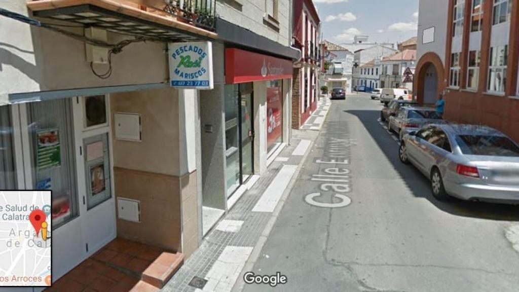 Calle donde estaba la carnicería.