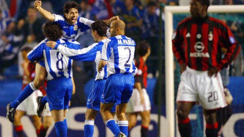 Deportivo: La remontada 4-0 ante el Milan en Champions League cumple 16 años