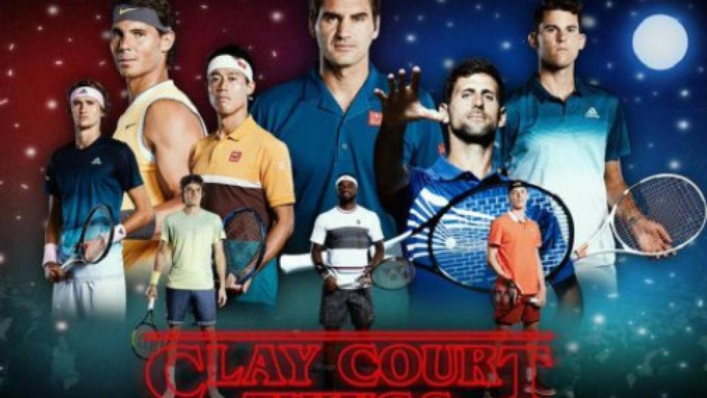 Primer cartel en el que Nadal estaba situado a un lado