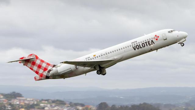 Uno de los aviones de Volotea en una imagen de archivo.