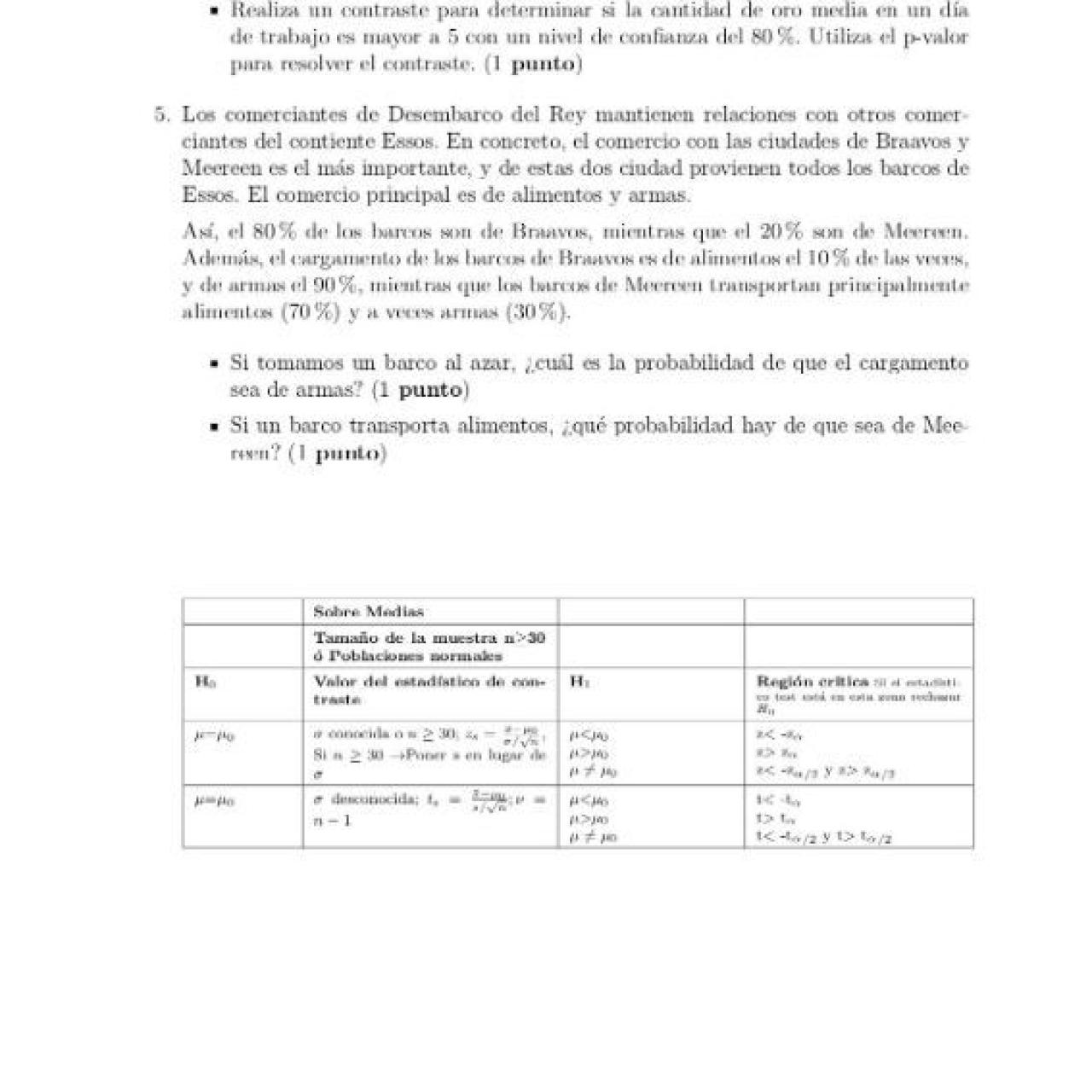 El examen de estadística que Virgilio preparó para sus alumnos (2)