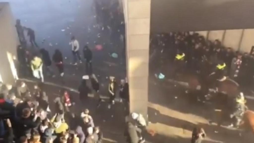 Disturbios en Amsterdam