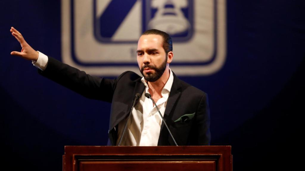 El líder de El Salvador, Nayib Bukele.