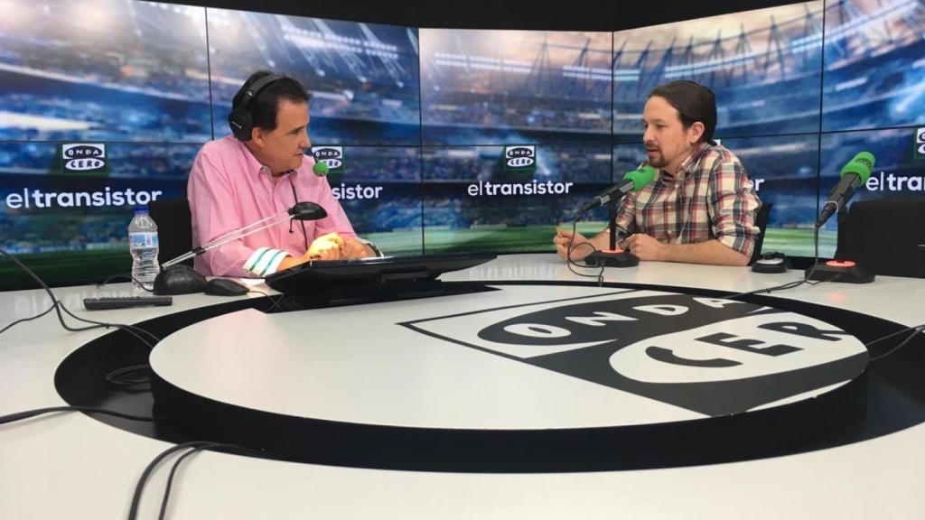 Pablo Iglesais en El Transistor. Foto: Twitter. (@ElTransistorOC)