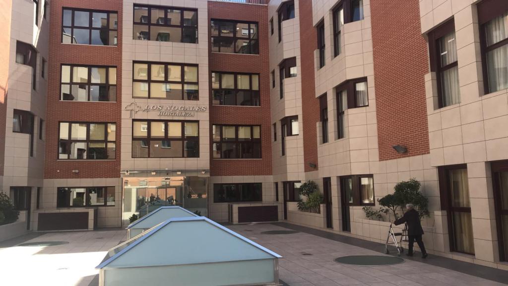 Residencia de ancianos Los Nogales, en Madrid.