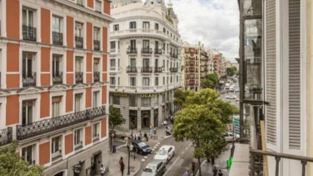 Viviendas en el centro de Madrid en una imagen de archivo.
