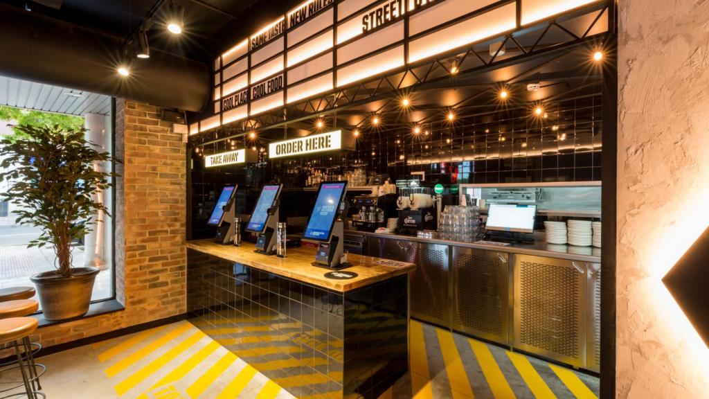 Las pantallas donde hacer los pedidos: la única forma de hacerlo en FH Street.