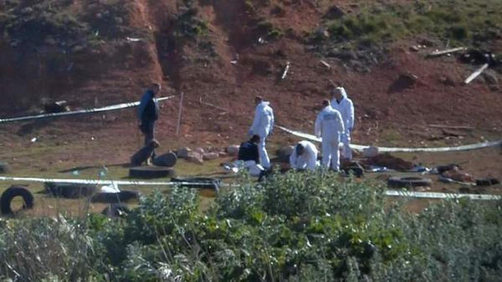 Descampado en el que Adrián enterró el cuerpo de Nelea.