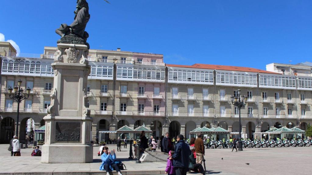 María Pita, Sol, Buen tiempo, Coruña