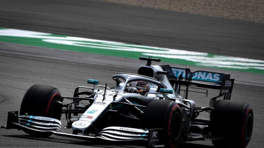 Hamilton en los entrenamientos del GP de China