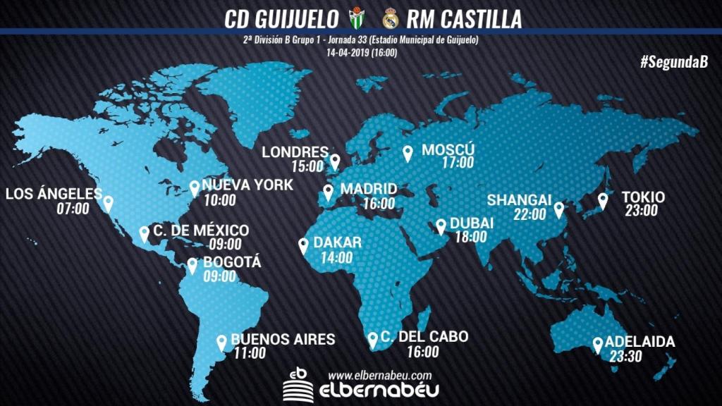 Horario Guijuelo - Castilla