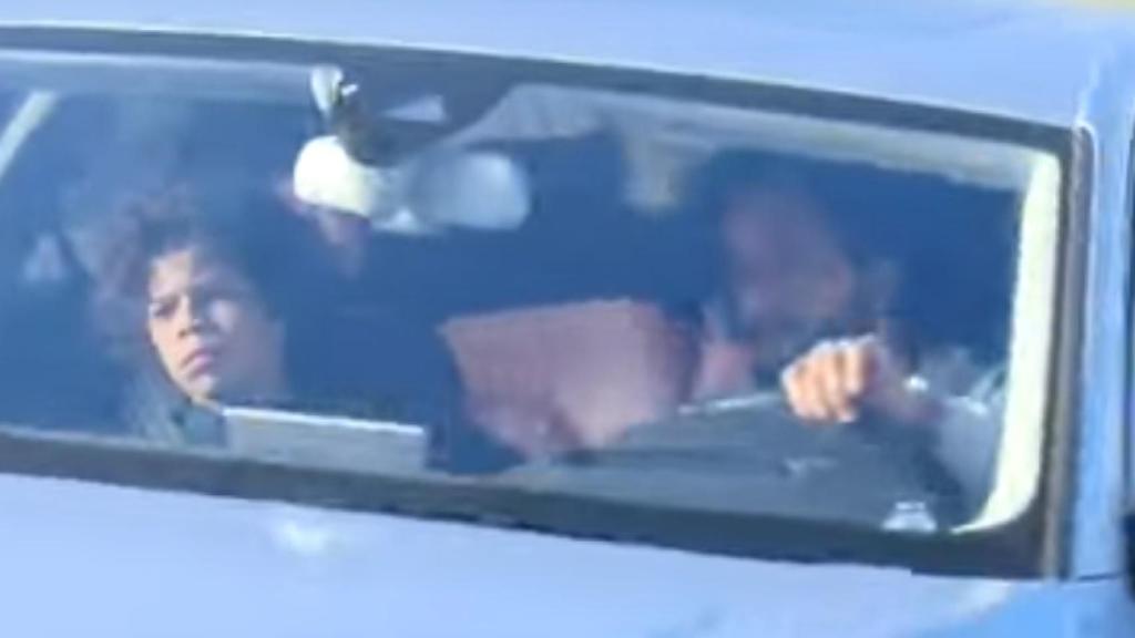 Marcelo y Enzo llegando a Valdebebas