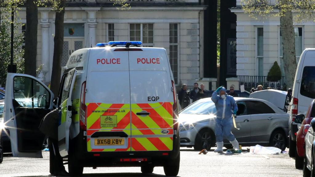 Una patrulla de la Policía ha tenido que disparar para evitar el ataque a la embajadora.