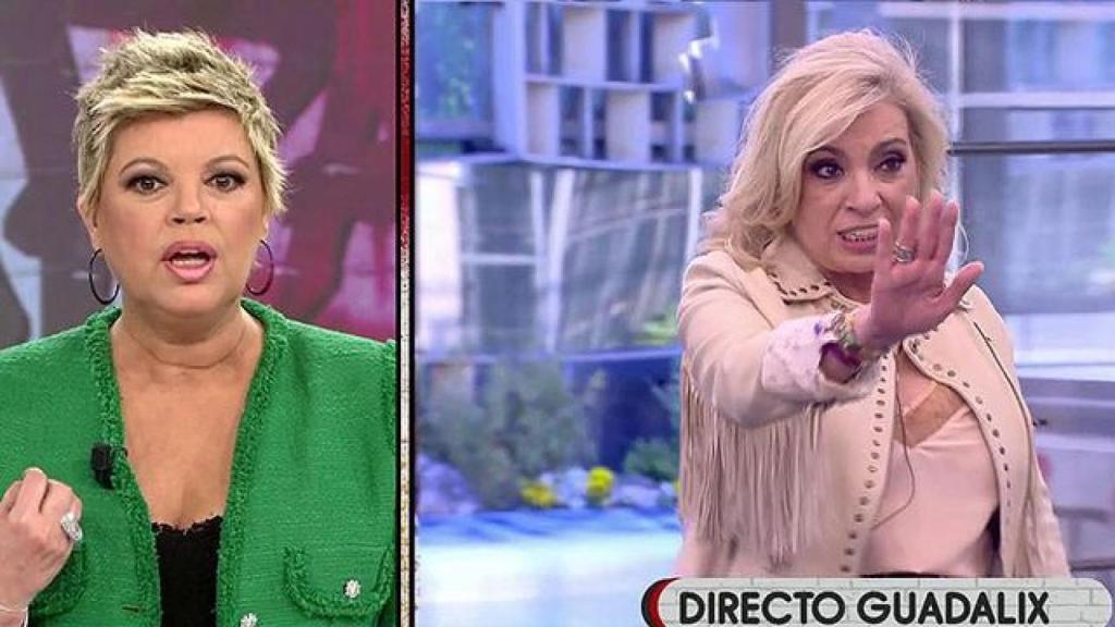 Terelu Campos y Carmen Borrego.