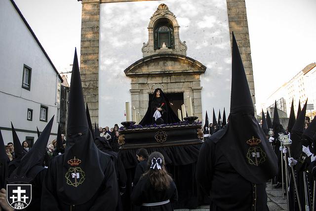 Imagen de una procesión de Semana Santa
