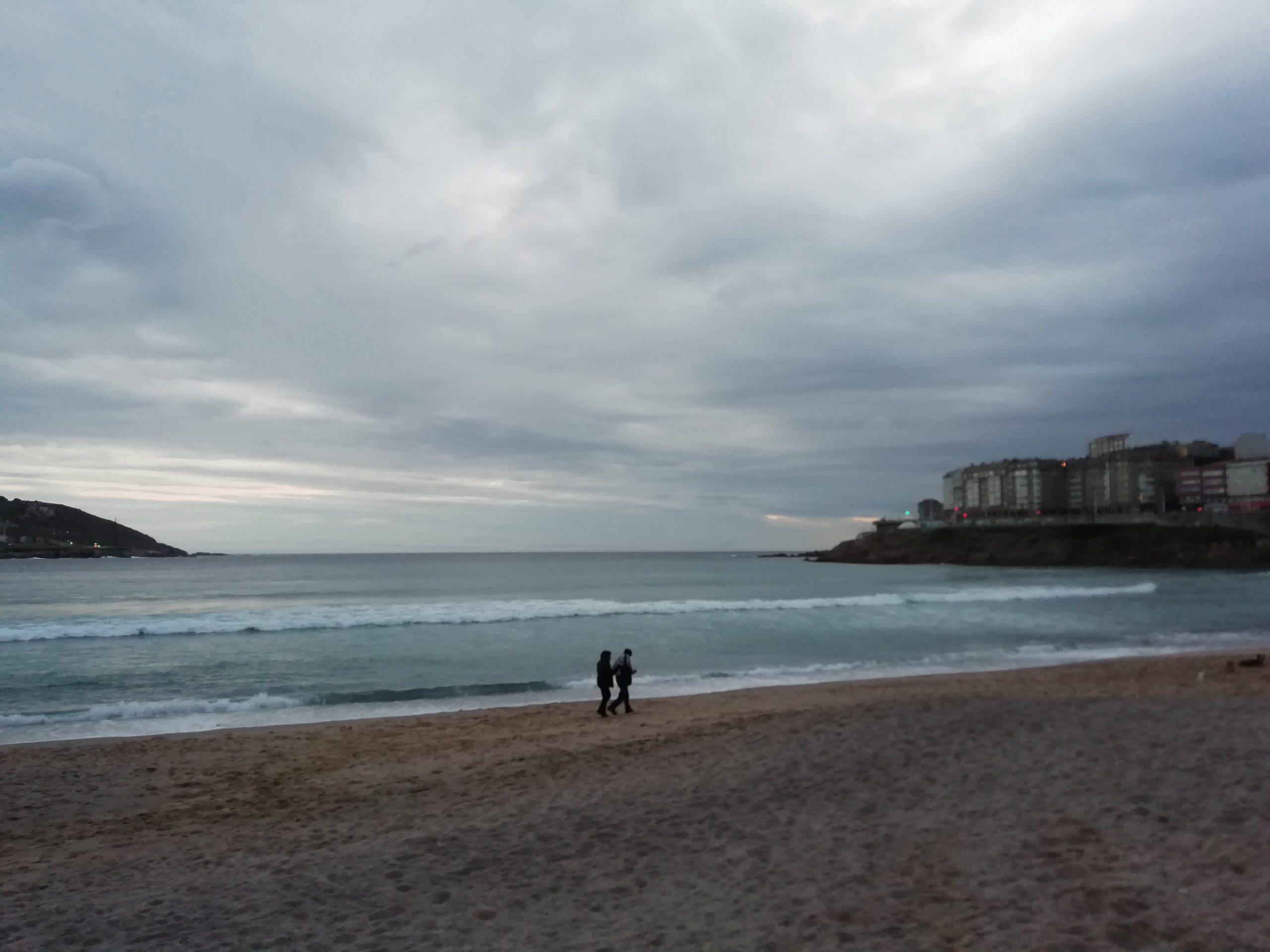 Un frente entraba ayer por el Atlántico (Quincemil)