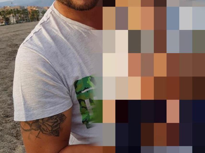 Juan junto a su niña.