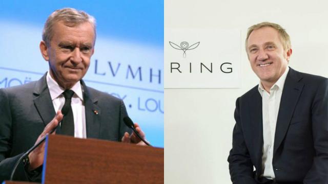 Bernard Arnault (LMVH) y François Pinault (Kering).