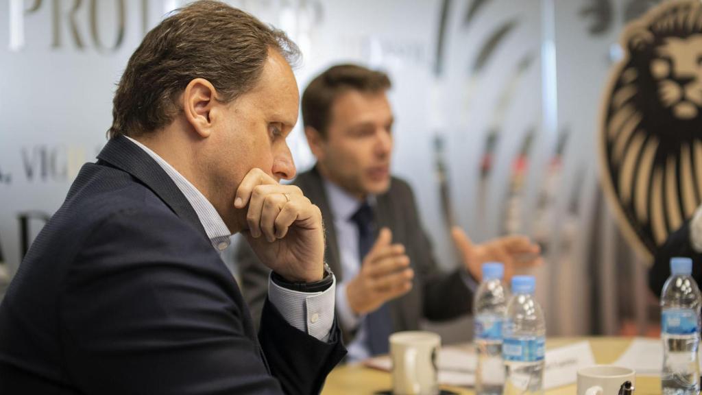 Daniel Lacalle, número 4 del PP por Madrid, durante el debate económico en EL ESPAÑOL.