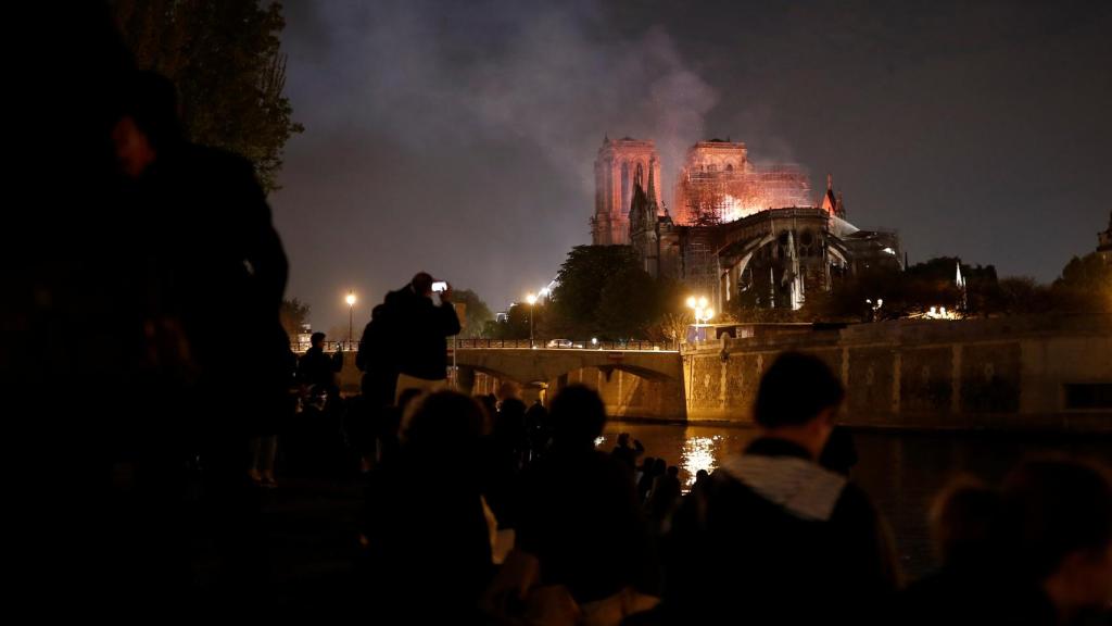 El incendio de Notre Dame en París