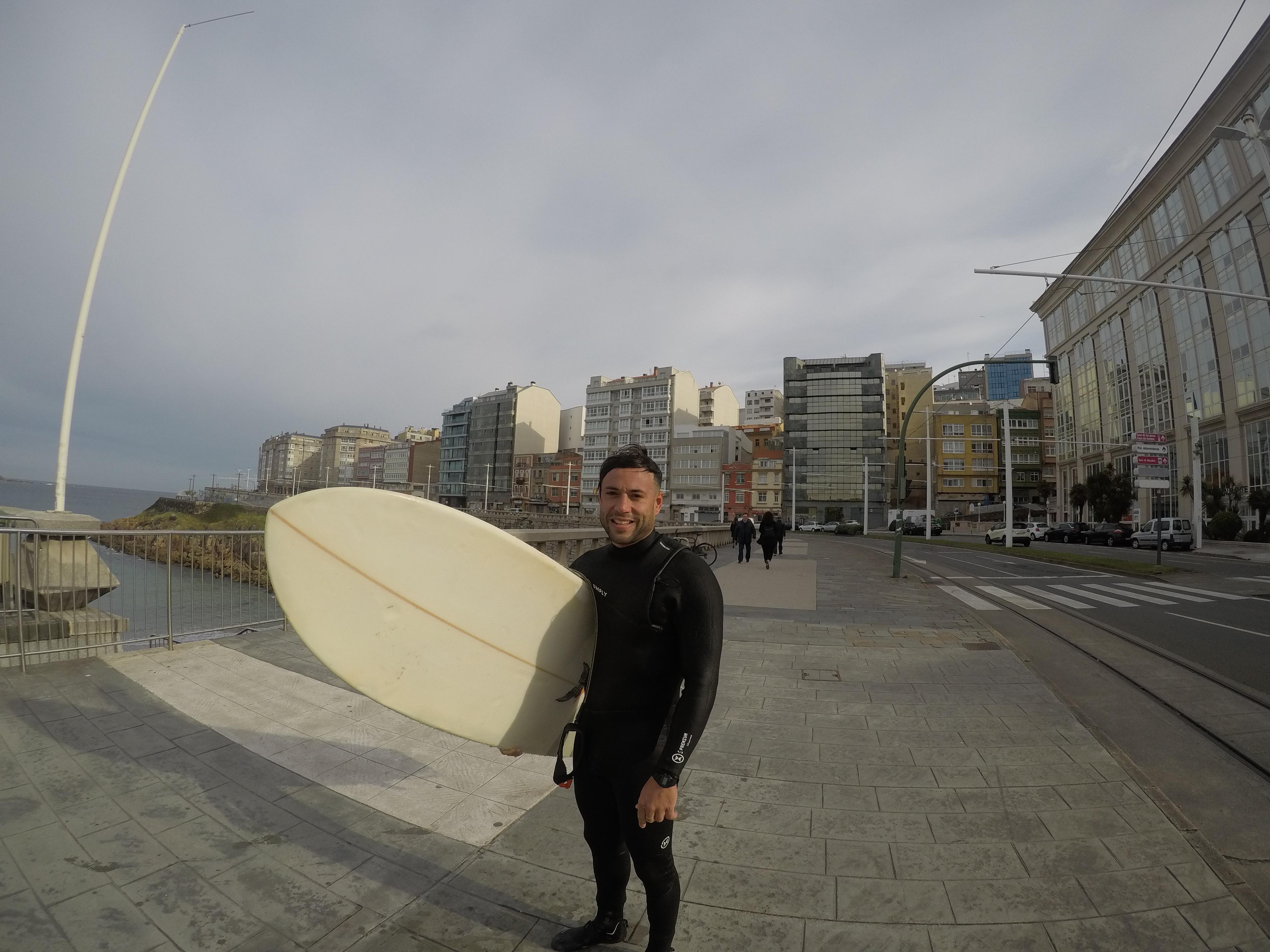 Carlos Fernández esta mañana en Matadero