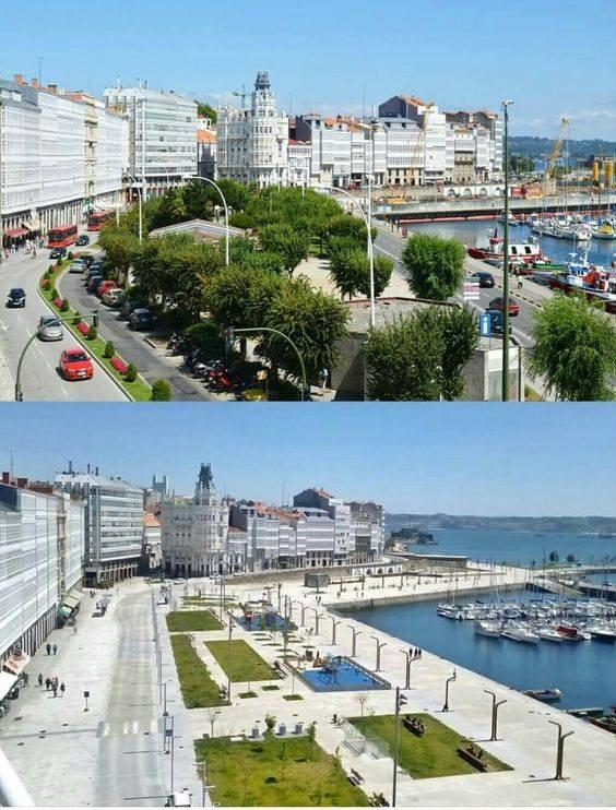 La Marina, antes y después