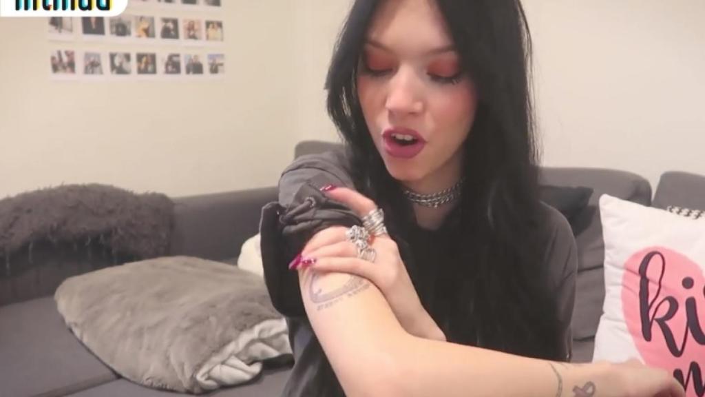 Alejandra Rubio en su último vídeo de Mtmad.