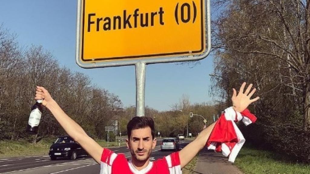 Un seguidor del Benfica. Foto: Instagram (@alvaroslb1994)