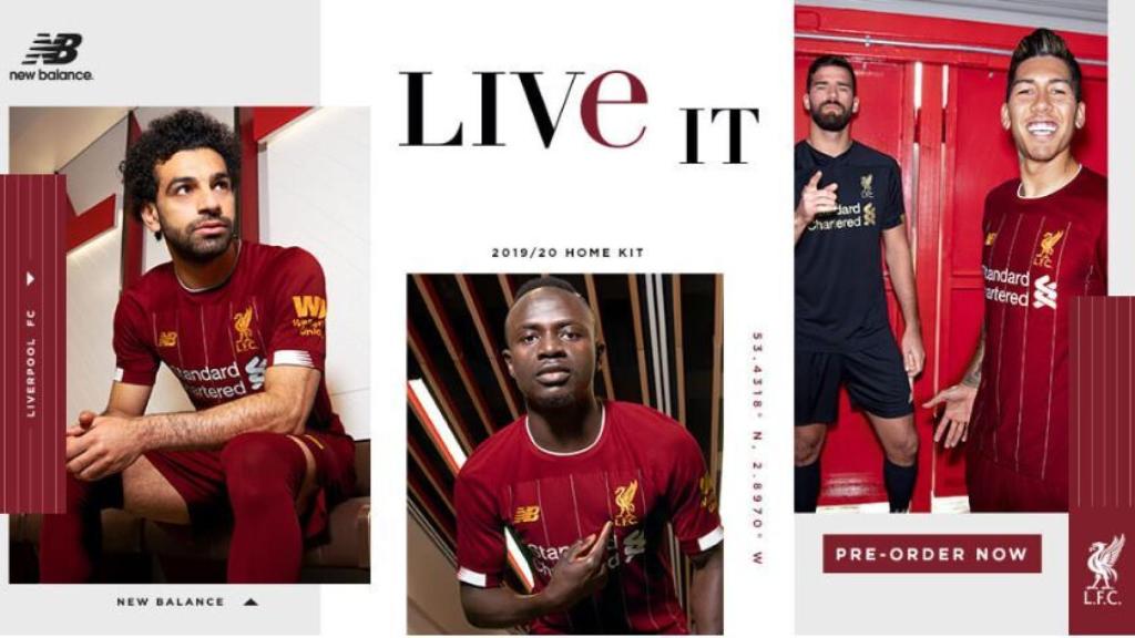 Salah, Mané, Alisson y Firmino. Foto: Liverpoolfc.com