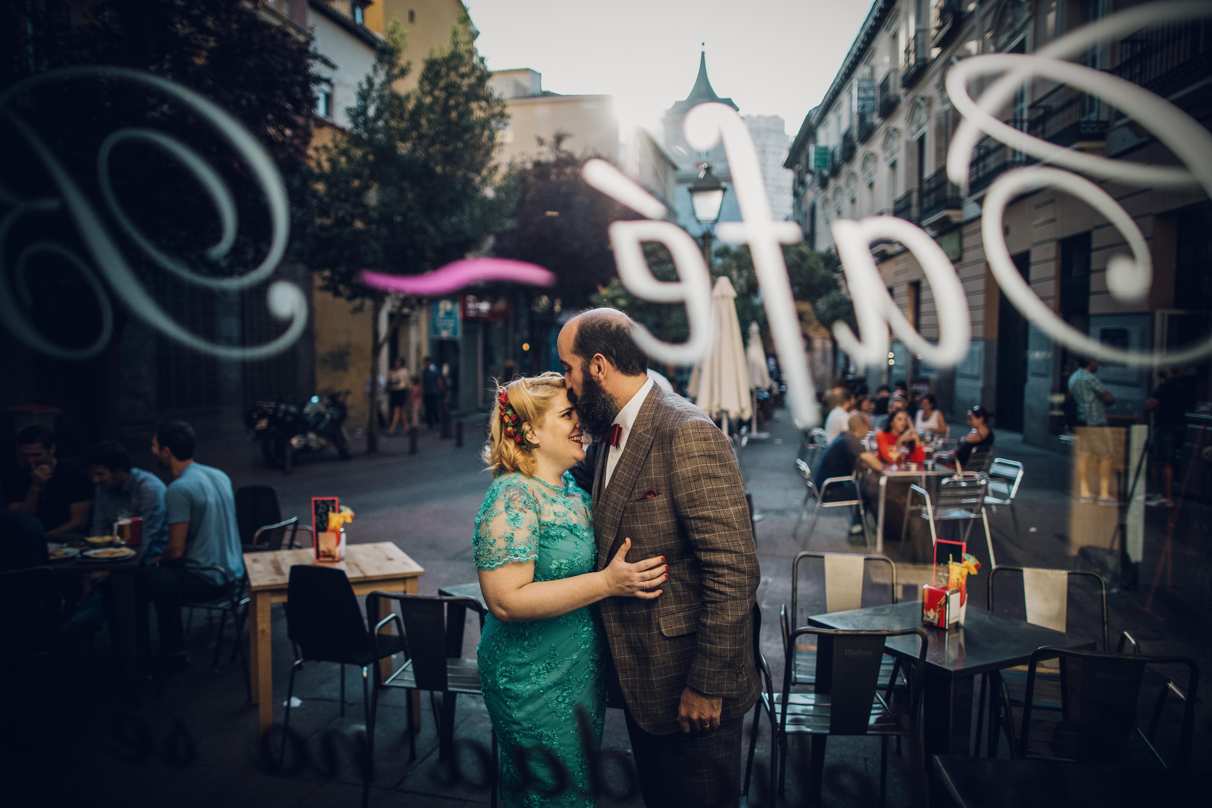 Su primer trabajo: la boda en Madrid