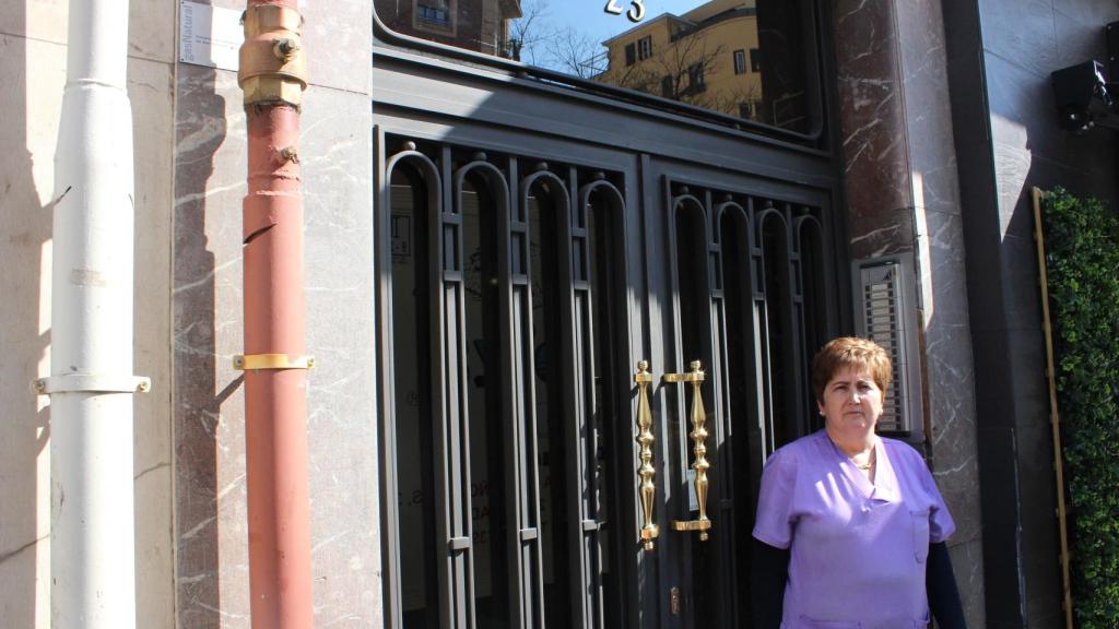 María Fernández y su marido fueron el primer matrimonio torreño en llegar a la ciudad para ser portero.