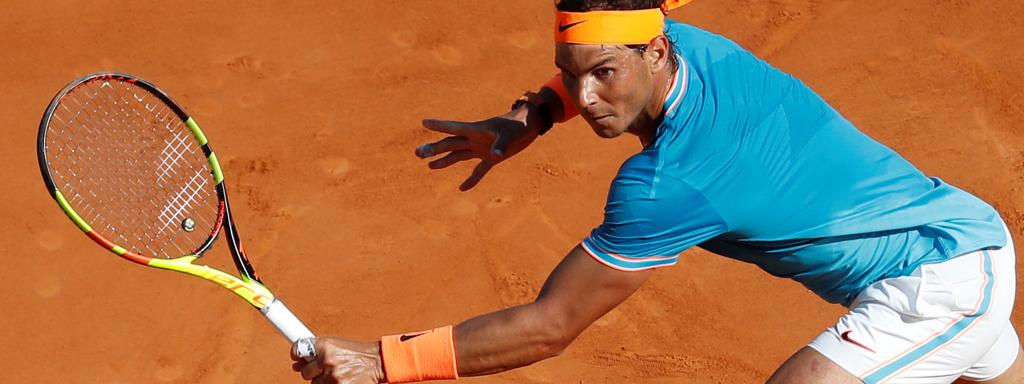 Rafael Nadal durante un partido