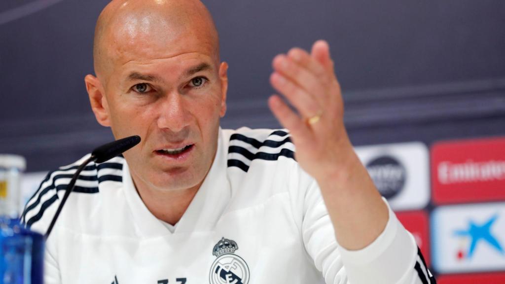 Zidane, en rueda de prensa