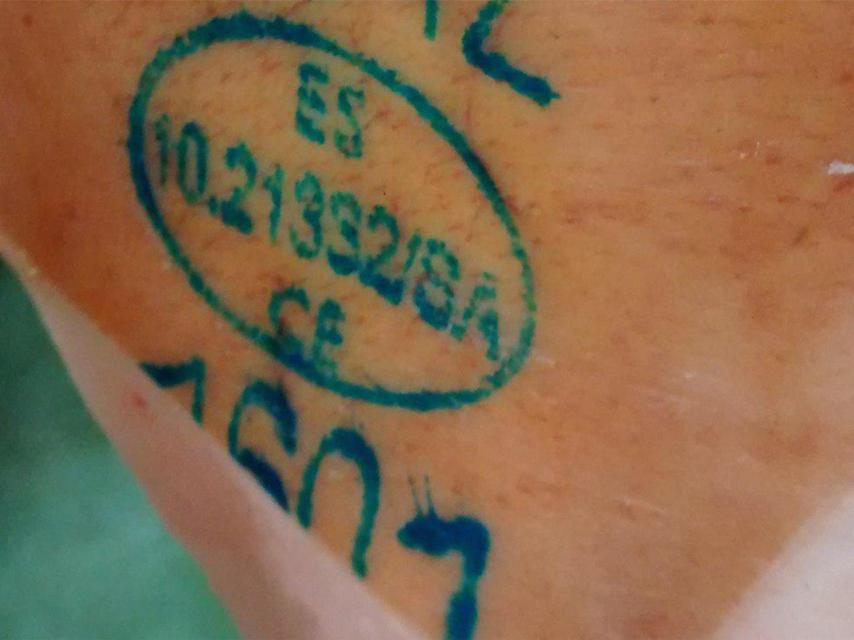 Sello SIV u óvalo del jamón. Foto: Jamón Lovers