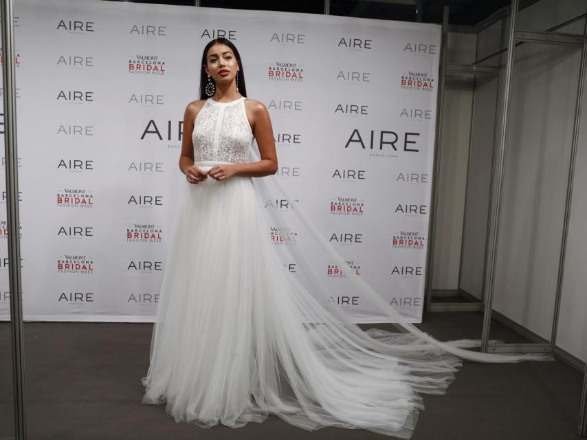 La modelo Cindy Kimberly como imagen estrella de Aire.