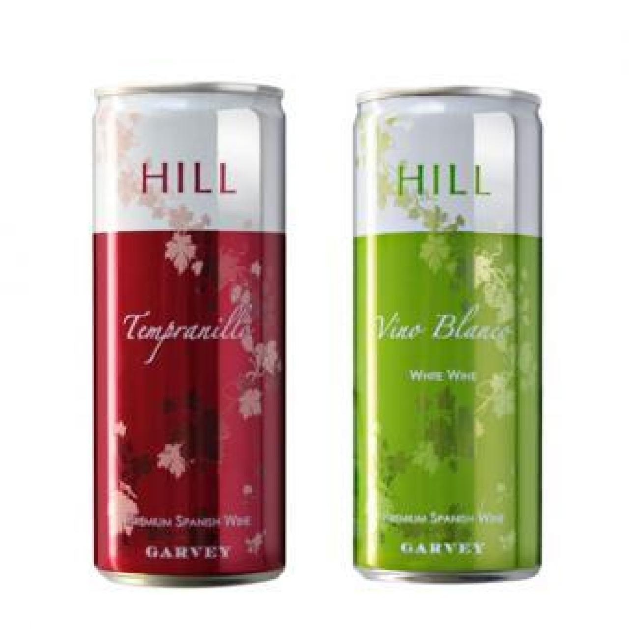 Vino en lata de Garvey. Foto: Mercados del vino