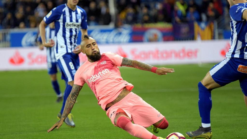 Arturo Vidal, durante un partido