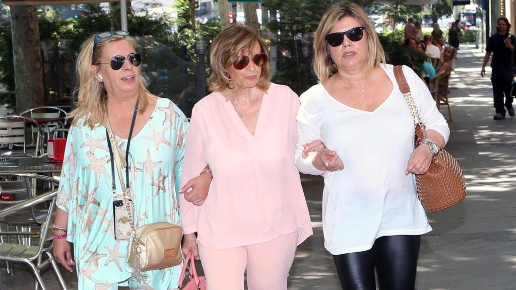 Carmen Borrego, María Teresa Campos y Terelu en imagen de archivo.