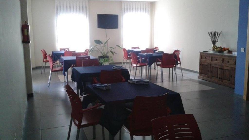 Uno de los comedores del interior de la residencia Montamarta.