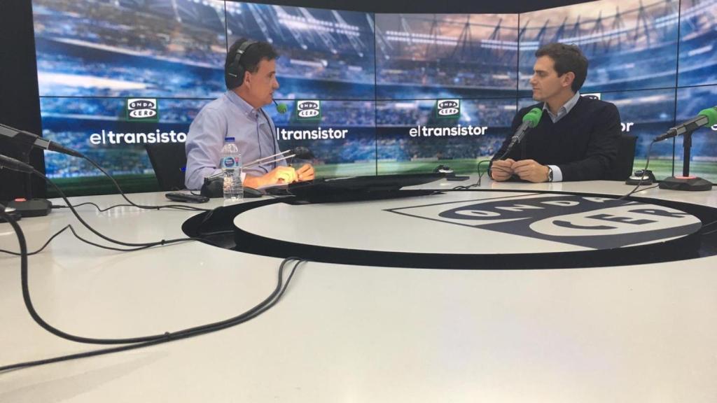 Albert Rivera en El Transistor. Twitter: (@ElTransistorOC)