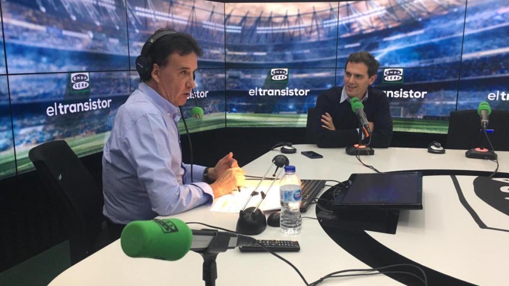 Albert Rivera en El Transistor. Twitter: (@ElTransistorOC)