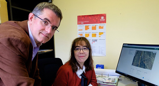 José Manuel Valle Melón y Angélica Torices. Foto: UR