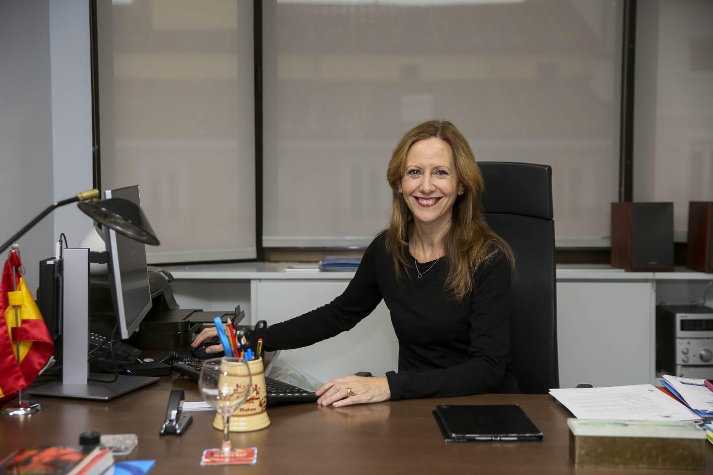 Marta González, en su despacho