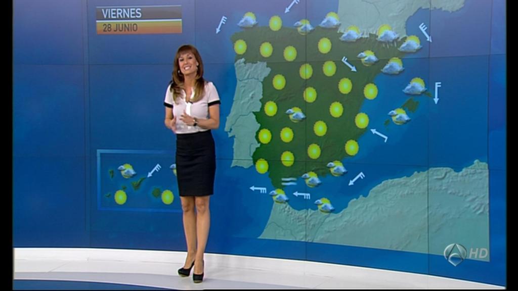 Laura Ferrer presentó El Tiempo en Antena 3 durante cuatro años.