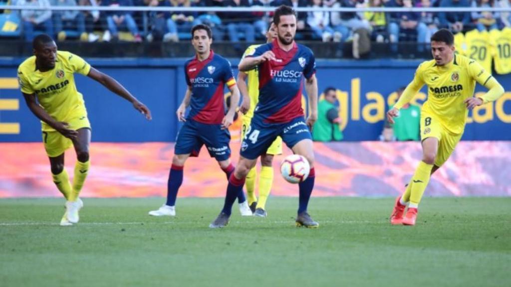 Villarreal-Huesca. Foto: Twitter (@SDHuesca)