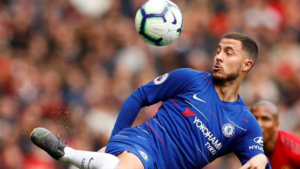 Eden Hazard, en un partido con el Chelsea