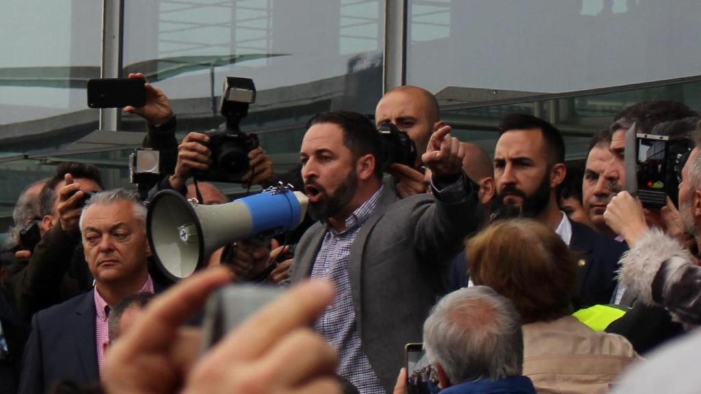 Santiago Abascal en Palexco, hace unos días.