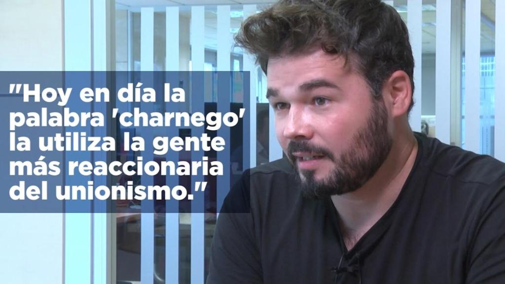 Rufián renegando de la realidad charnega
